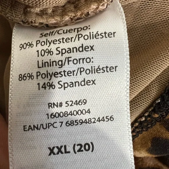 Sofia Vergara‎ One-Shoulder Top plus size XXL Leopard Print - Picture 6 of 7